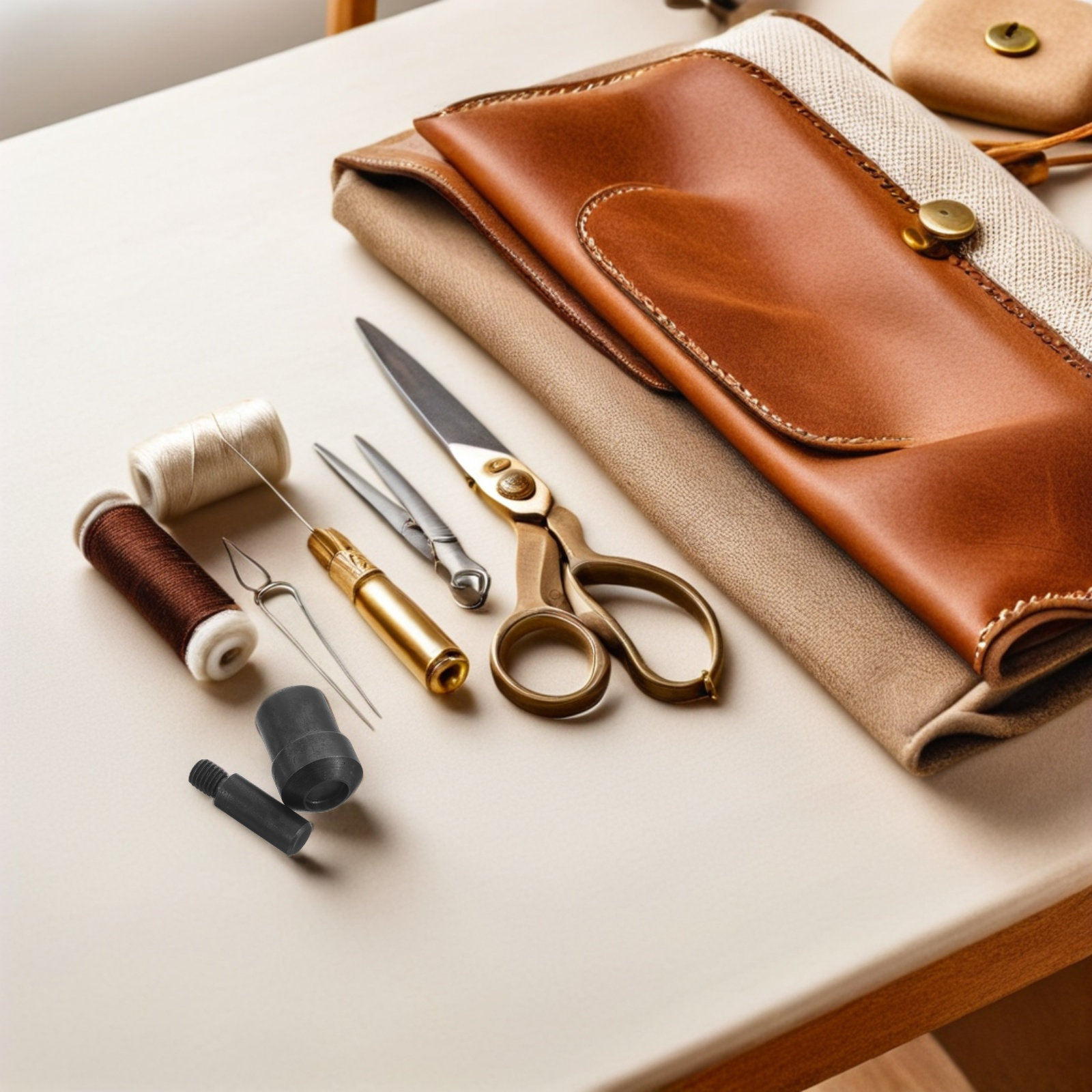 Leatherwork Rivet Setter - 2 ชิ้น แม่พิมพ์ตอกหมุด สำหรับเครื่องกดมืองานหนัก อุปกรณ์เสริมเครื่องมือติดตั้งตัวยึด สำหรับงานหนัง