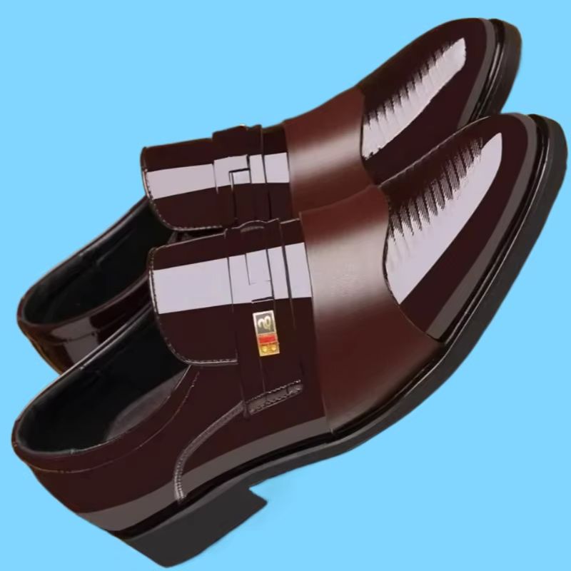 Leatherworking Classic - รองเท้าหนังผู้ชายแบบคลาสสิกหรูหราทรงแหลมสำหรับงานแต่งงาน งานทางการ ธุรกิจ ลำลอง และทำงานในออฟฟิศ