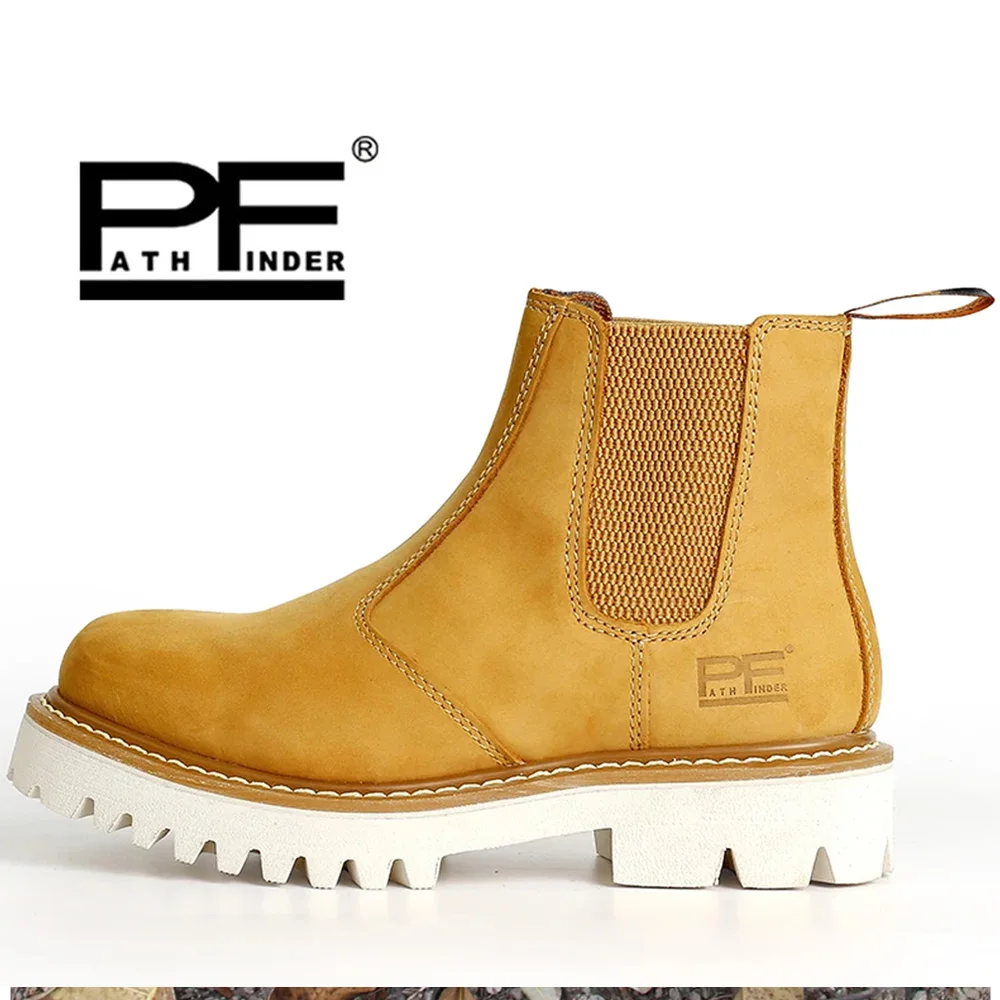 PF ผู้ชายรองเท้าหนังแท้ Goodye - Leather Work บทวิจารณ์และราคา