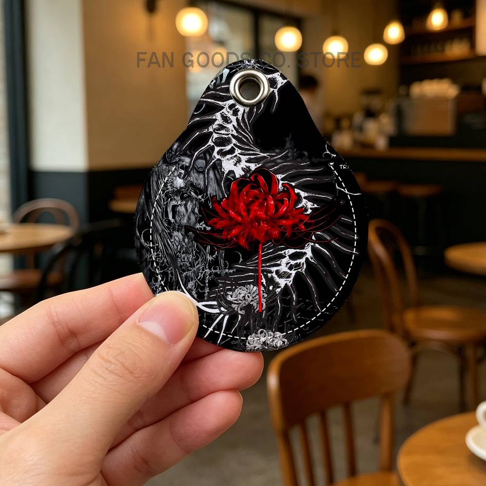 พวงกุญแจรูปดอกลิลลี่สีแดง T-To - Leather Work บทวิจารณ์และราคา