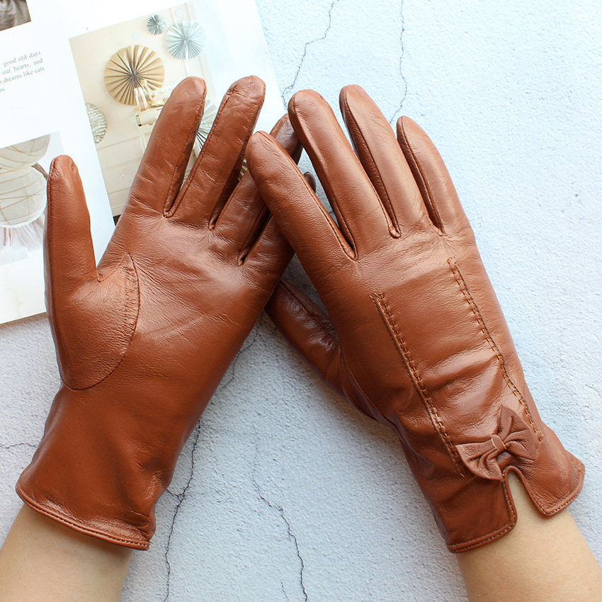 ฤดูหนาว WARM สีหนัง Wloves ผู้ - Leather Work Winter Gloves บทวิจารณ์และราคา