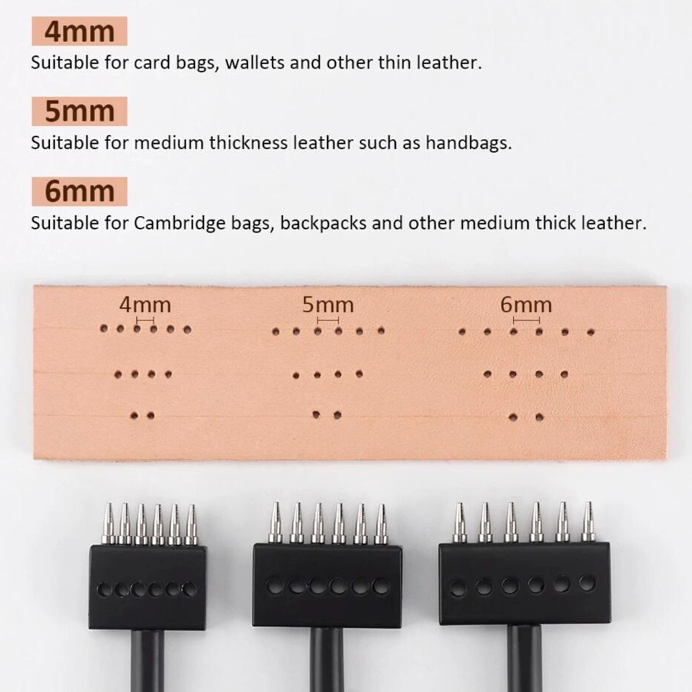 ชุดเครื่องมือเจาะรูหนังแบบง่าม - Leatherwork Punch บทวิจารณ์และราคา