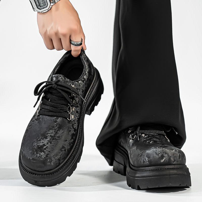 รองเท้าบูททำงานทรงหนา สไตล์อัง - Leather Work Boots บทวิจารณ์และราคา