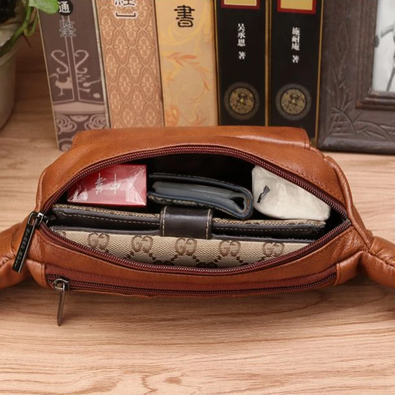 กระเป๋าคาดเอวหนังแท้สำหรับผู้ช - Leatherwork Belt บทวิจารณ์และราคา