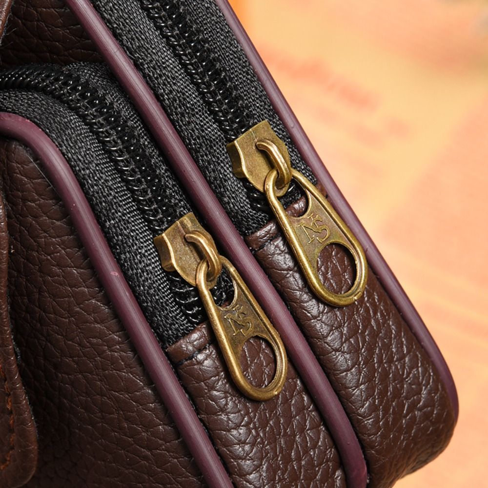 กระเป๋าคาดเอวหนัง PU สำหรับผู้ - Leatherwork Belt บทวิจารณ์และราคา