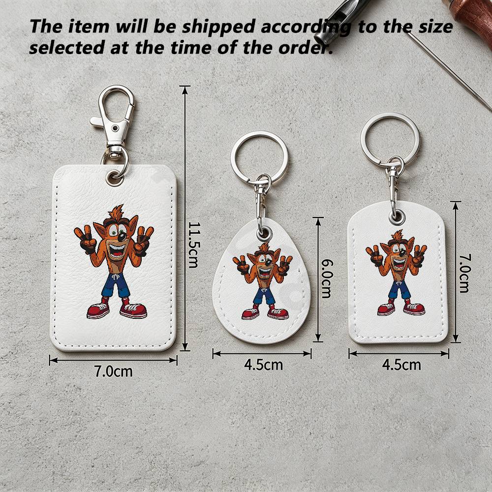 พวงกุญแจที่ใส่บัตรแบบกันกระแทก - Leather Work บทวิจารณ์และราคา