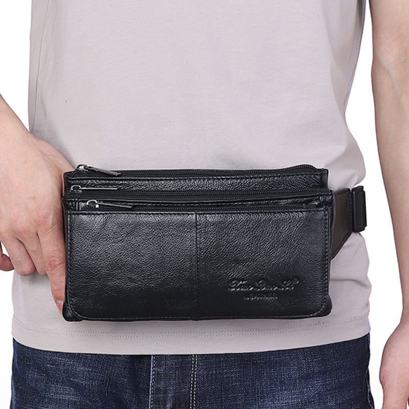 กระเป๋าคาดเอวผู้ชาย หนังแท้ กร - Leatherwork Belt บทวิจารณ์และราคา