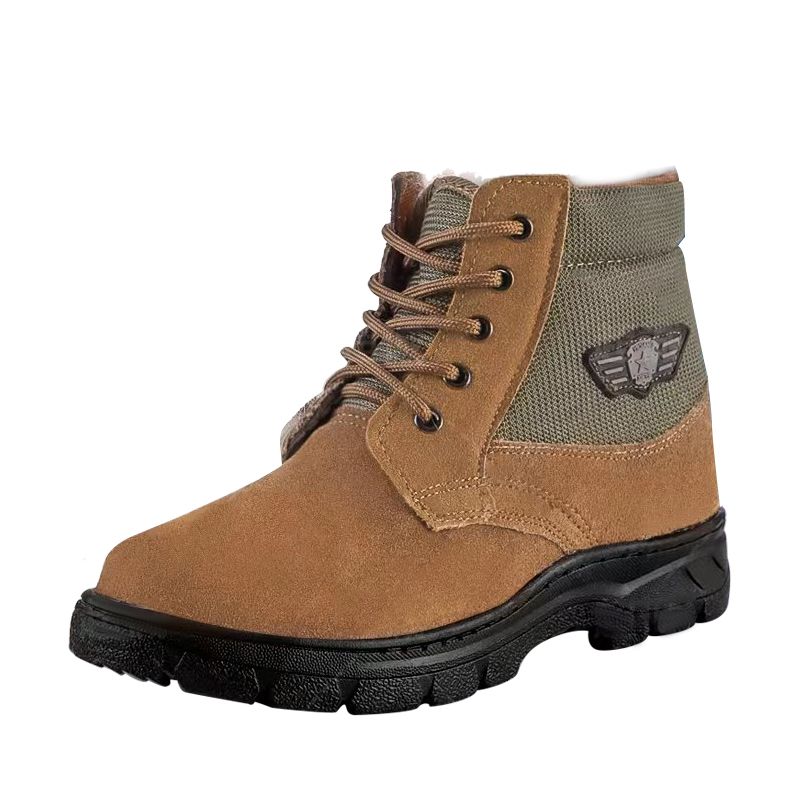 รองเท้าบูทหิมะสำหรับผู้ชายฤดูห - Leather Work Boots บทวิจารณ์และราคา