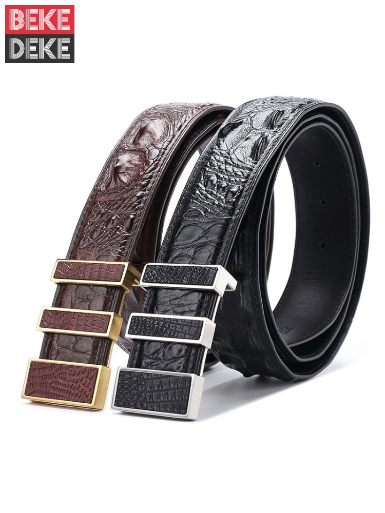 คุณภาพสูงชายหนังจระเข้แท้เข็มข - Leatherworking Classic บทวิจารณ์และราคา