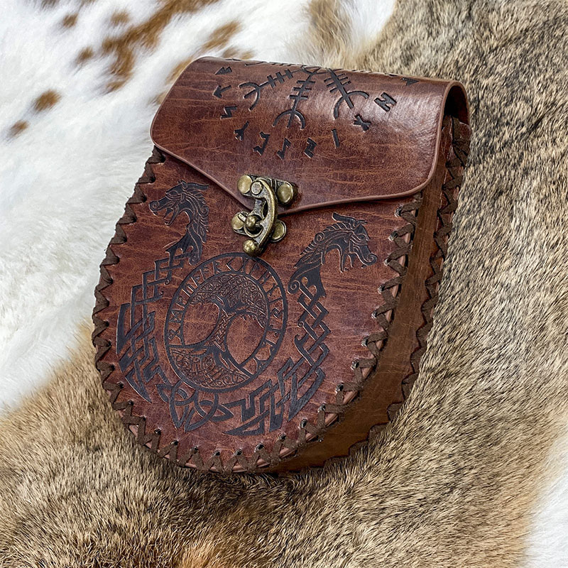 ผู้ชายวินเทจยุคกลางไวกิ้งเข็มข - Leatherwork Belt บทวิจารณ์และราคา