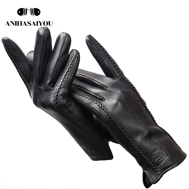 2024 แฟชั่นถุงมือหนังแกะสำหรับ - Leather Work Winter Gloves บทวิจารณ์และราคา