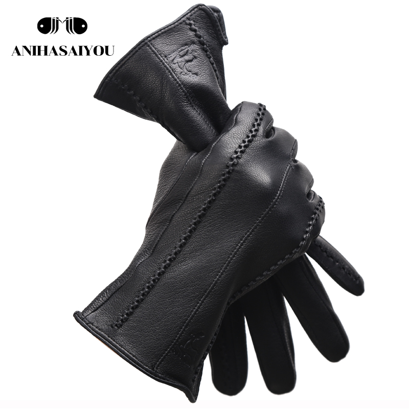 2024 แฟชั่นถุงมือหนังแกะสำหรับ - Leather Work Winter Gloves บทวิจารณ์และราคา