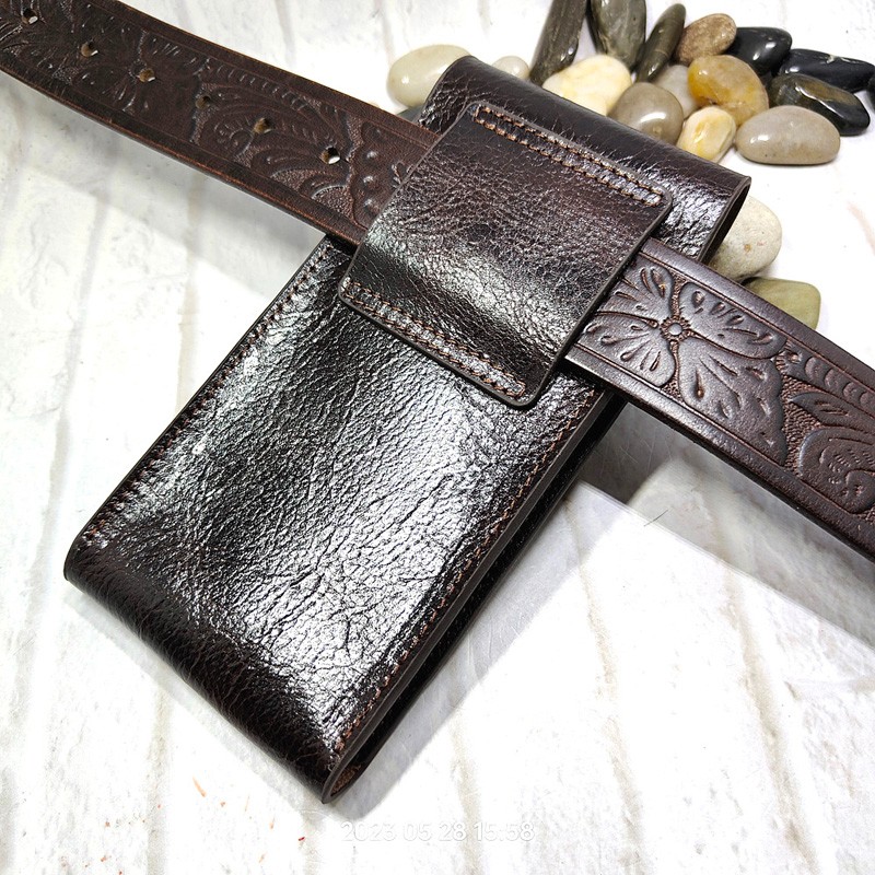 กระเป๋าคาดเอวใส่โทรศัพท์มือถือ - Leatherwork Belt บทวิจารณ์และราคา