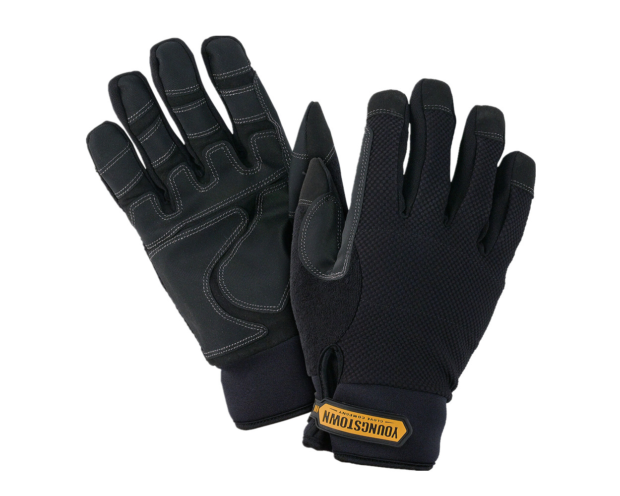 100% กันน้ำ, กันลม, ทนต่อการสึ - Leather Work Winter Gloves บทวิจารณ์และราคา