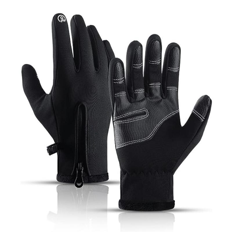ถุงมือกันลมกันลื่นสำหรับผู้ชาย - Leather Work Winter Gloves บทวิจารณ์และราคา