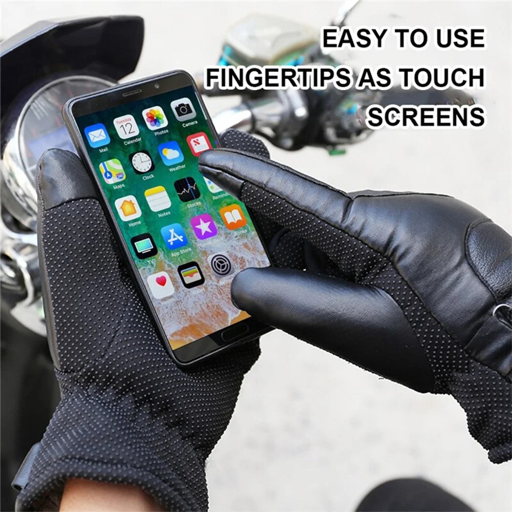 ถุงมือสกีไฟฟ้าสำหรับผู้ชายและผ - Leather Work Winter Gloves บทวิจารณ์และราคา