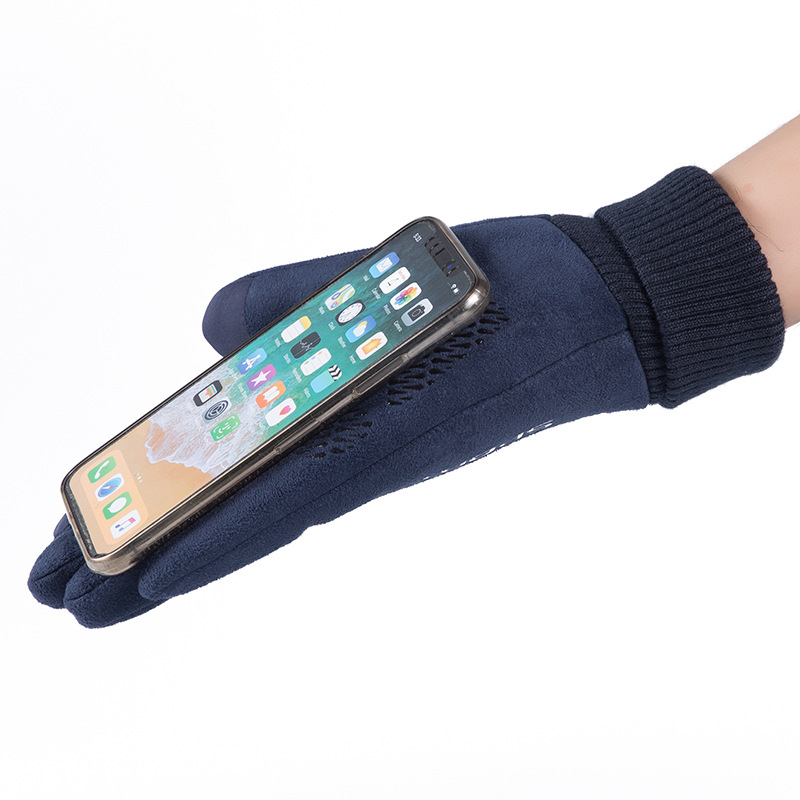 ผู้ชายหนังหนังนิ่มฤดูหนาว Plus - Leather Work Winter Gloves บทวิจารณ์และราคา
