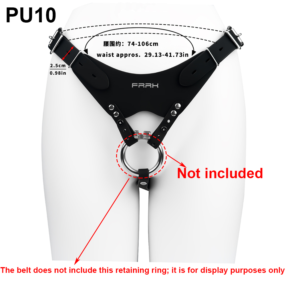เข็มขัดรัดอวัยวะเพศชายสีดำ/แดง - Leatherwork Belt บทวิจารณ์และราคา
