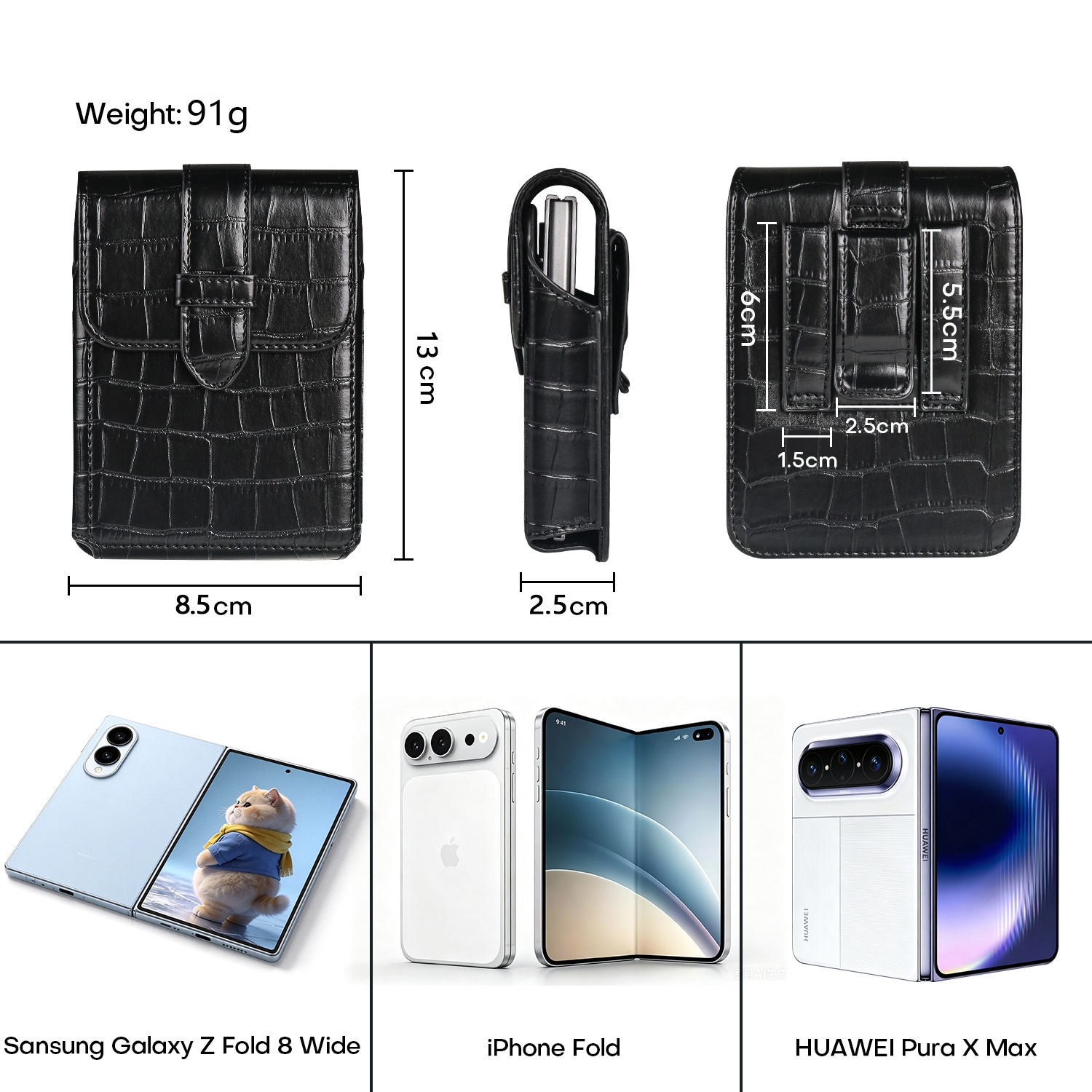 เคสโทรศัพท์แบบหนีบเข็มขัดแม่เห - Leatherwork Fasteners บทวิจารณ์และราคา