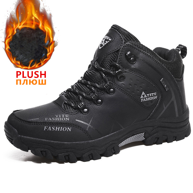 รองเท้าบูทหิมะฤดูหนาวสำหรับผู้ - Leather Work Boots บทวิจารณ์และราคา