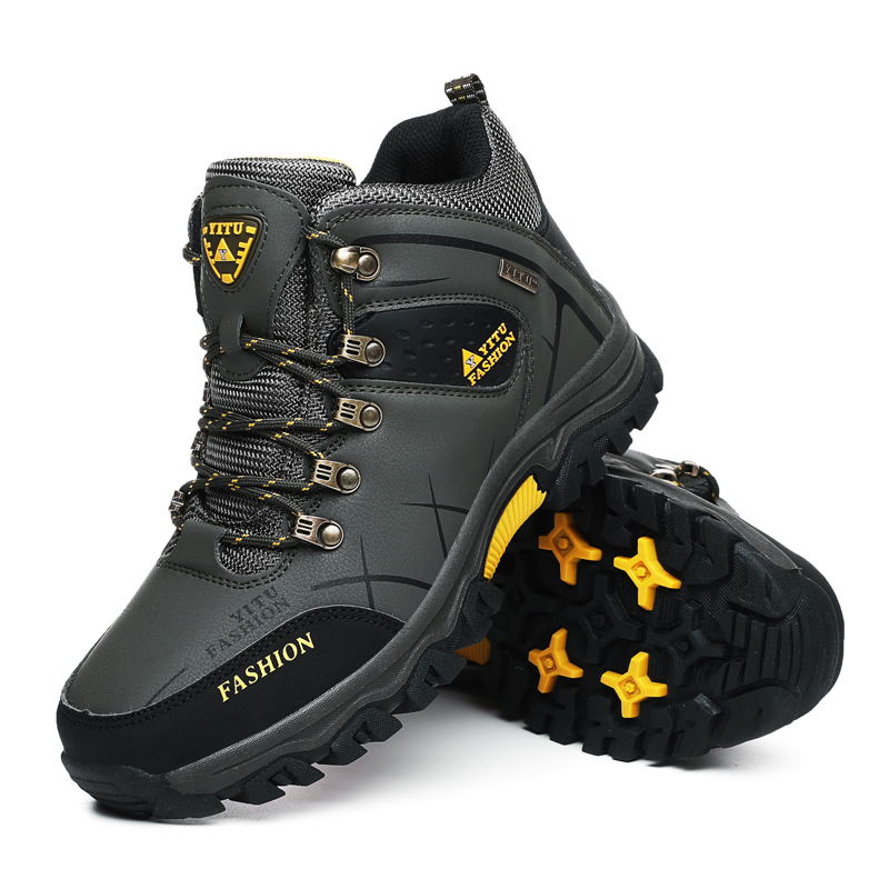 รองเท้าบูทหิมะฤดูหนาวสำหรับผู้ - Leather Work Boots บทวิจารณ์และราคา