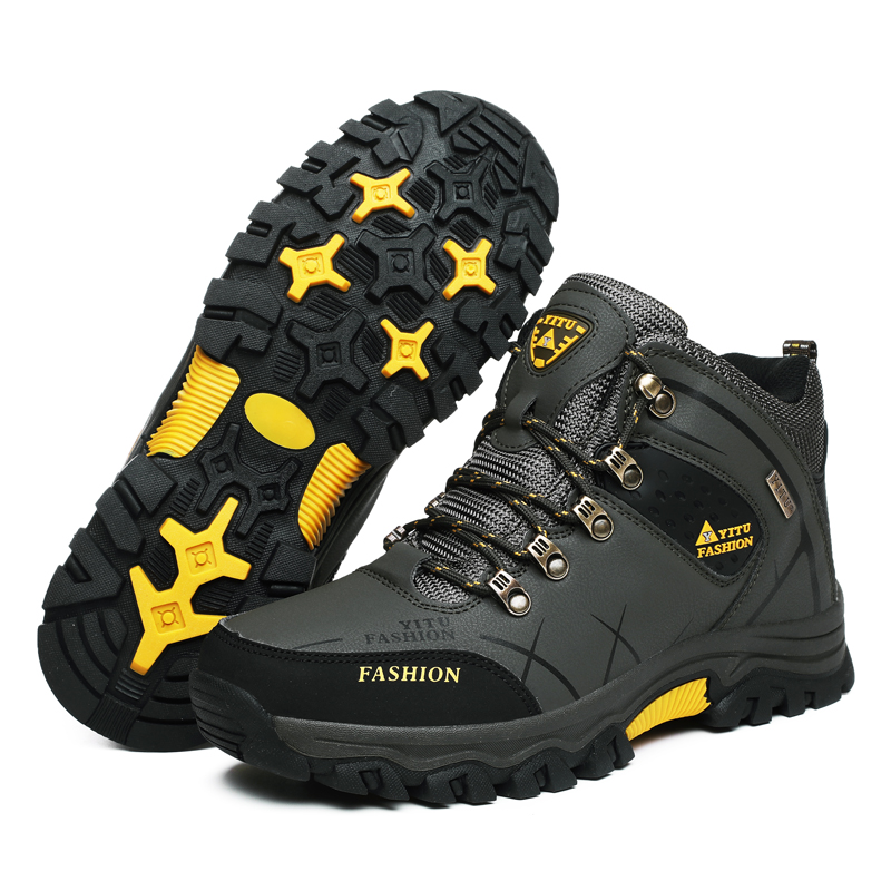 รองเท้าบูทหิมะฤดูหนาวสำหรับผู้ - Leather Work Boots บทวิจารณ์และราคา