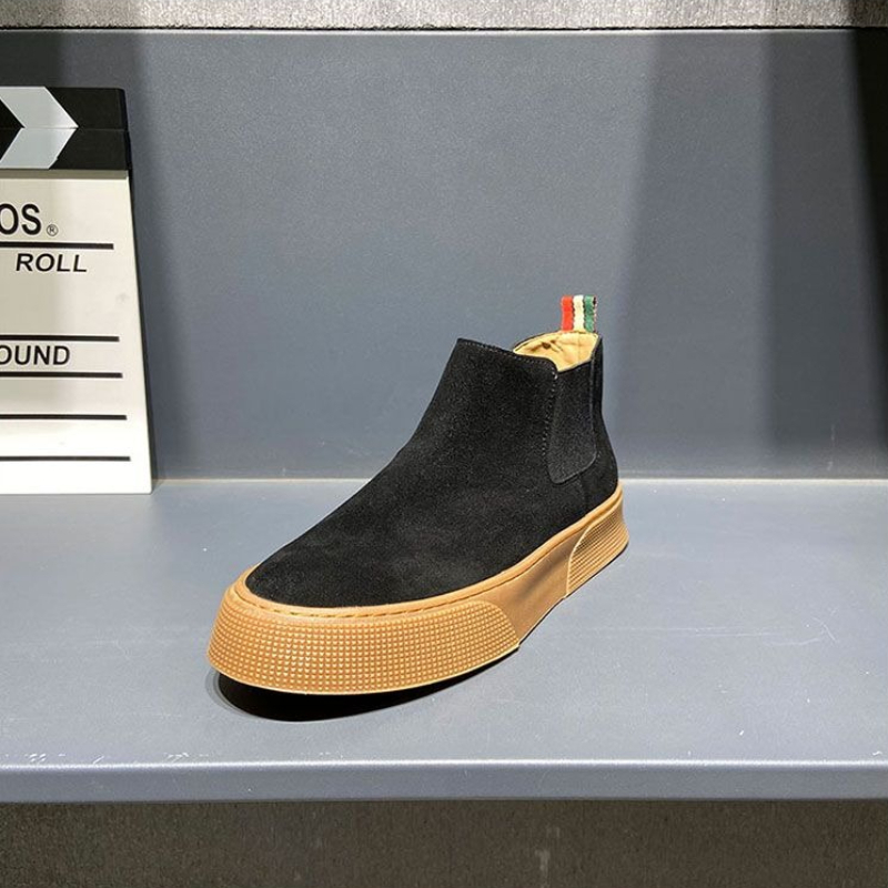 รองเท้าบูทเชลซีผู้ชายสำหรับฤดู - Leather Work Boots บทวิจารณ์และราคา