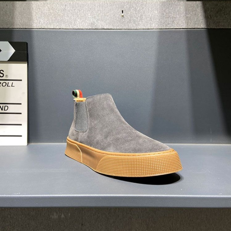 รองเท้าบูทเชลซีผู้ชายสำหรับฤดู - Leather Work Boots บทวิจารณ์และราคา