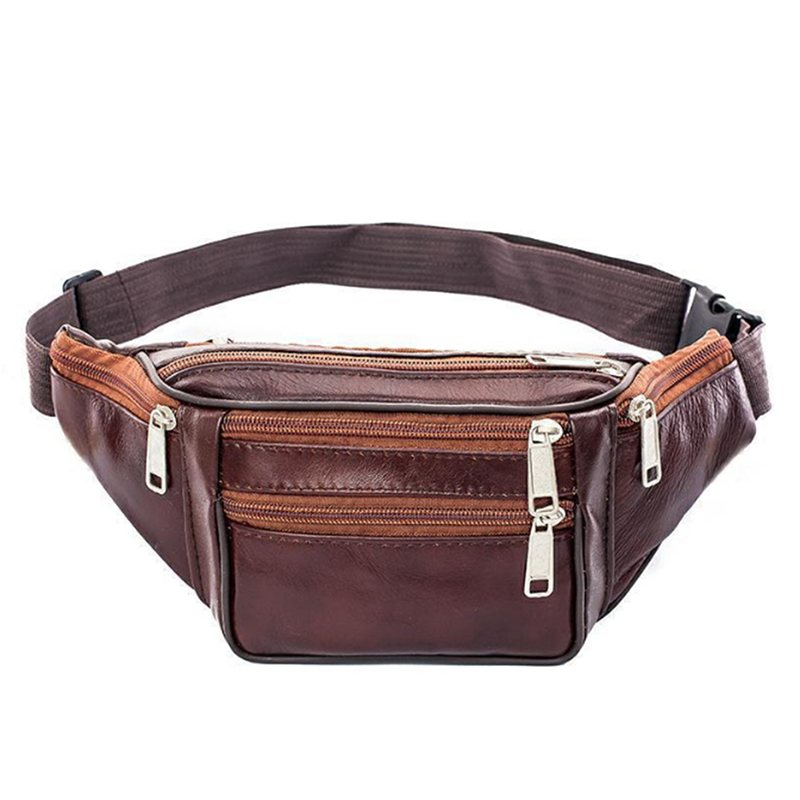 กระเป๋าคาดเอวหนัง PU สำหรับผู้ - Leatherwork Belt บทวิจารณ์และราคา