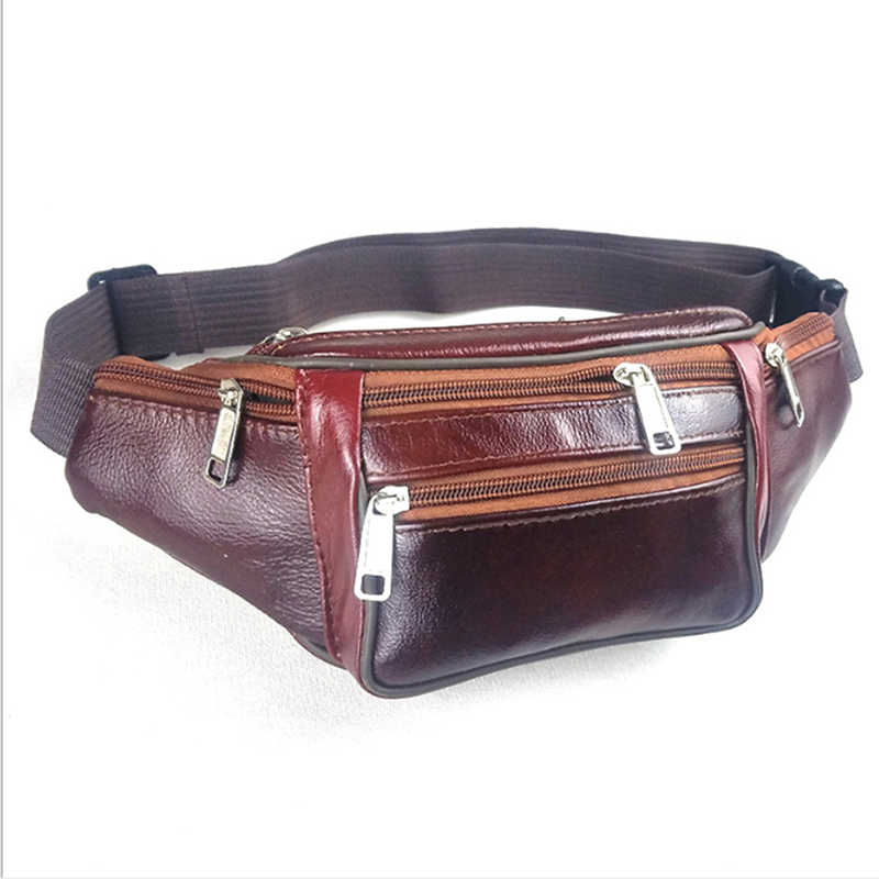 กระเป๋าคาดเอวหนัง PU สำหรับผู้ - Leatherwork Belt บทวิจารณ์และราคา